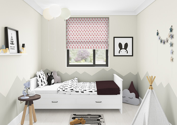 Alfresco, Pomegranate - Roman Blind - Image 5